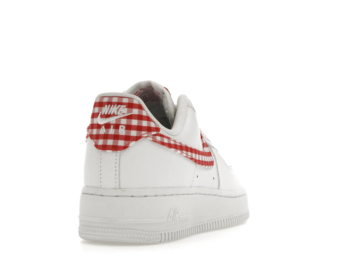 Nike Air Force 1 Low '07 Essential White Mystic Red Gingham (W)