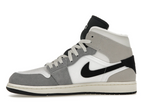 Jordan 1 Mid SE Craft White Cement Grey Black