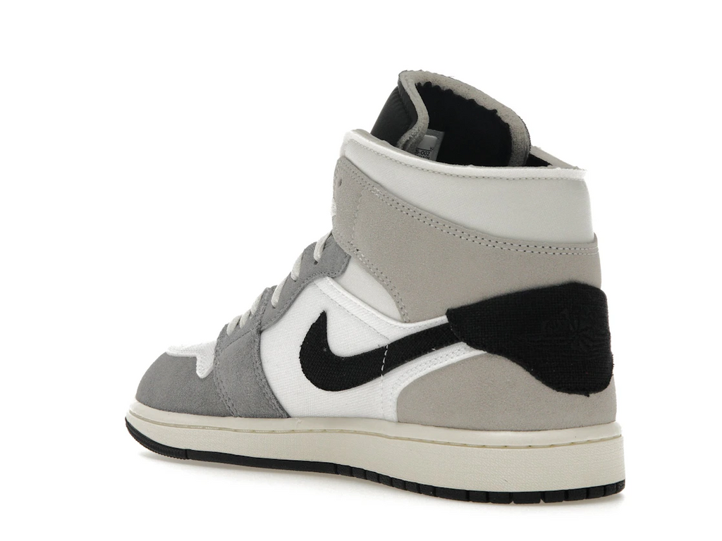 Jordan 1 Mid SE Craft White Cement Grey Black