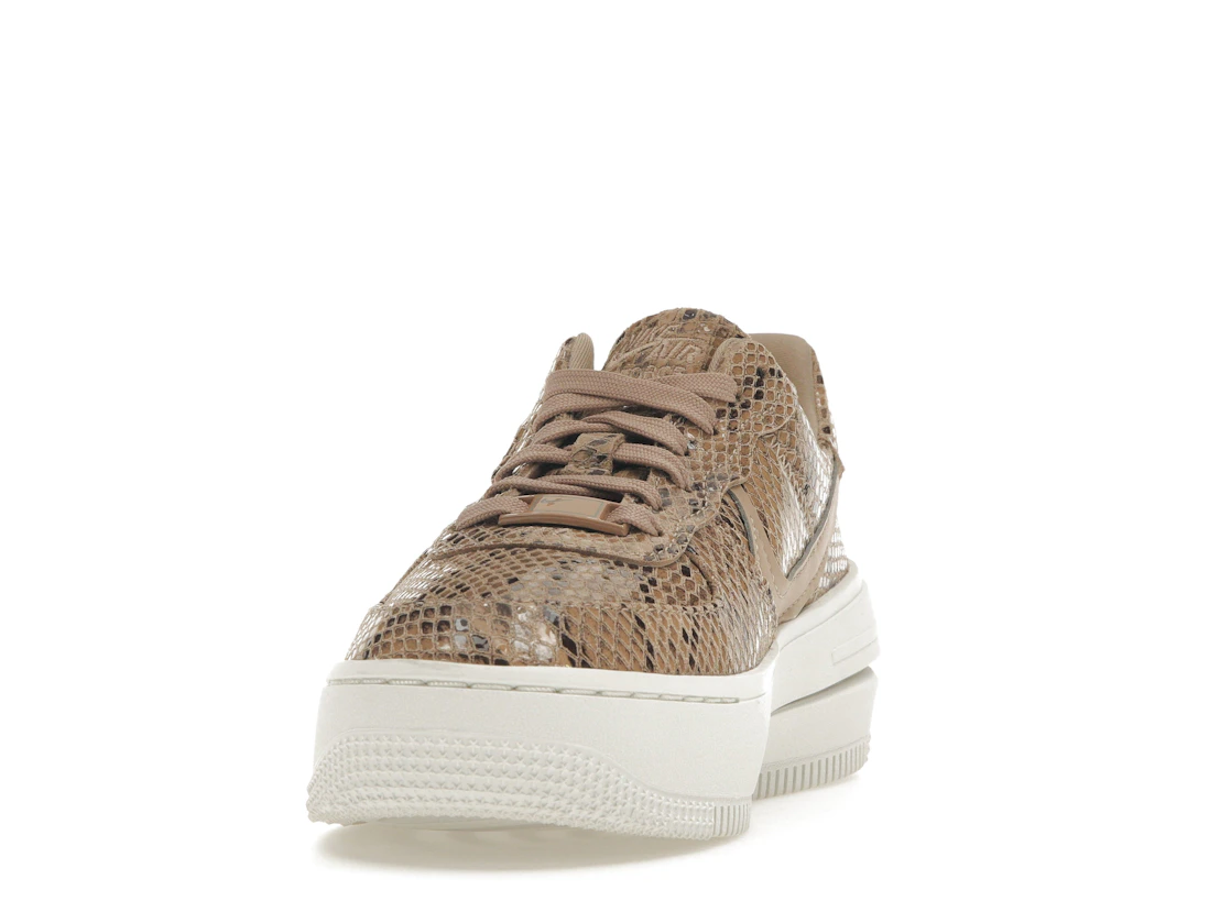 Nike Air Force 1 PLT.AF.ORM Brown Snakeskin Print (W)