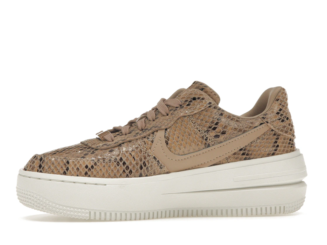 Nike Air Force 1 PLT.AF.ORM Brown Snakeskin Print (W)