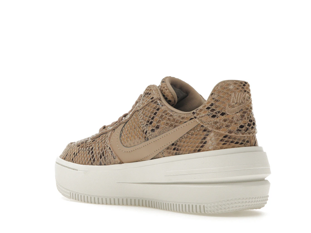 Nike Air Force 1 PLT.AF.ORM Brown Snakeskin Print (W)
