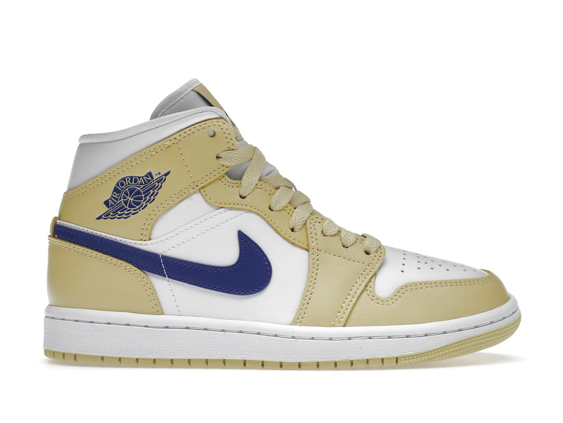 Air Jordan 1 Mid Lemon Wash Lapis (W)