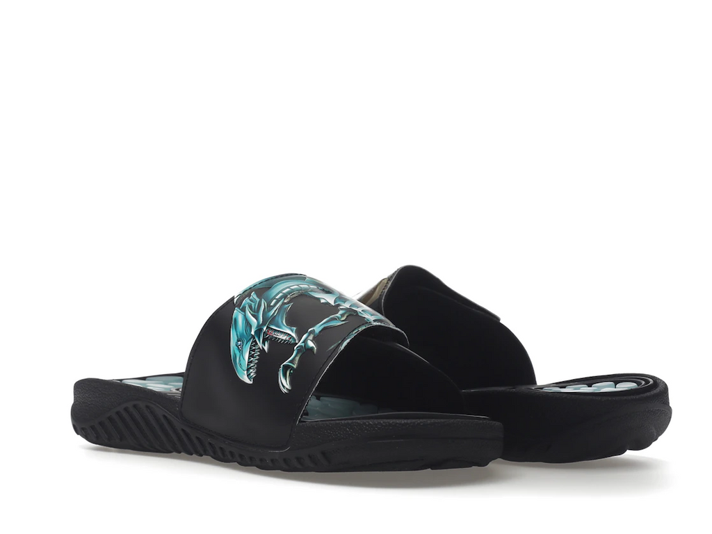 adidas Reptossage Hook-And-Loop Slides Yu-Gi-Oh! Blue Eyes White Dragon