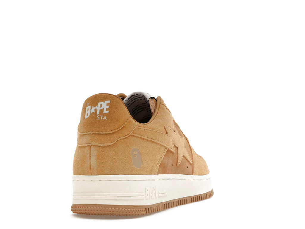 A Bathing Ape Bape Sta Beige Suede