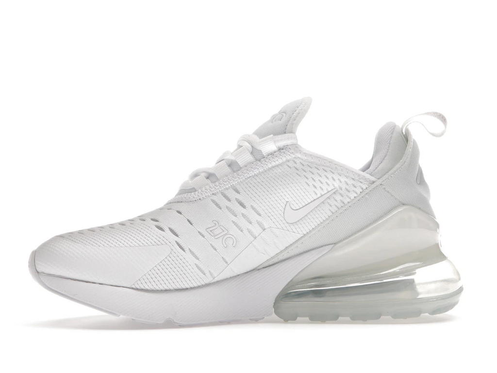 Nike Air Max 270 White Metallic Silver (GS)