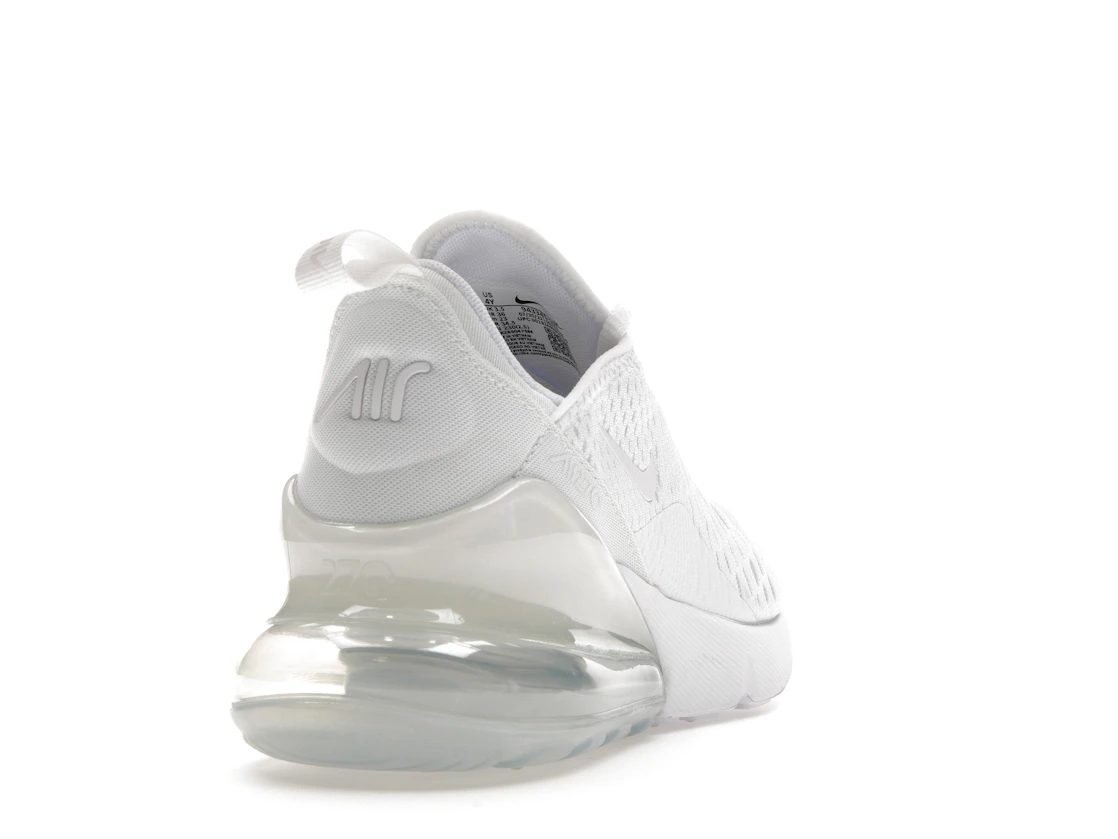 Nike Air Max 270 White Metallic Silver (GS)