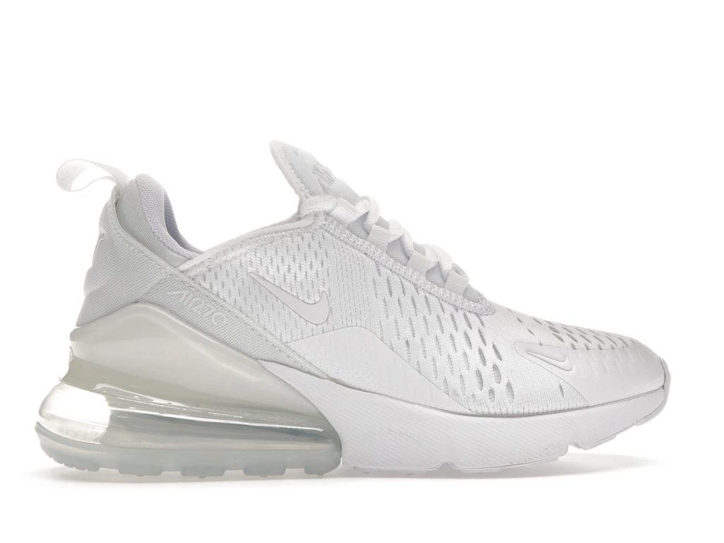 Nike Air Max 270 White Metallic Silver (GS)