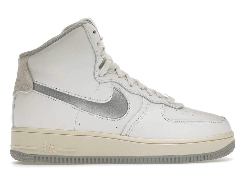 Nike Air Force 1 High Sculpt White Silver (W)