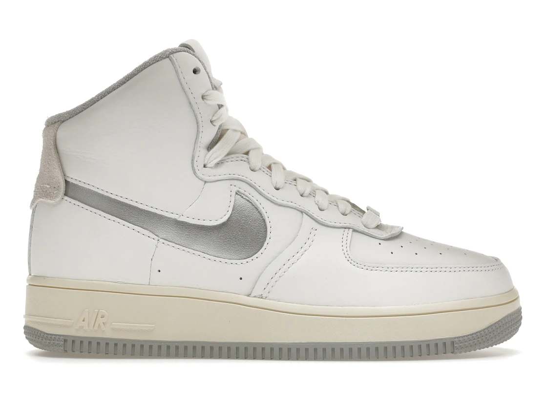 Nike Air Force 1 High Sculpt White Silver (W)