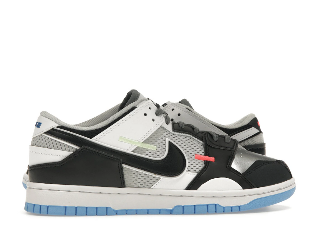 Nike Dunk Low Scrap Black Neutral Grey University Blue White