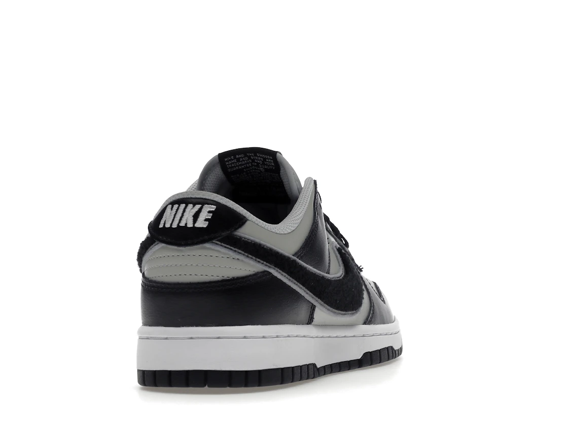 Nike Dunk Low Chenille Swoosh Black Grey