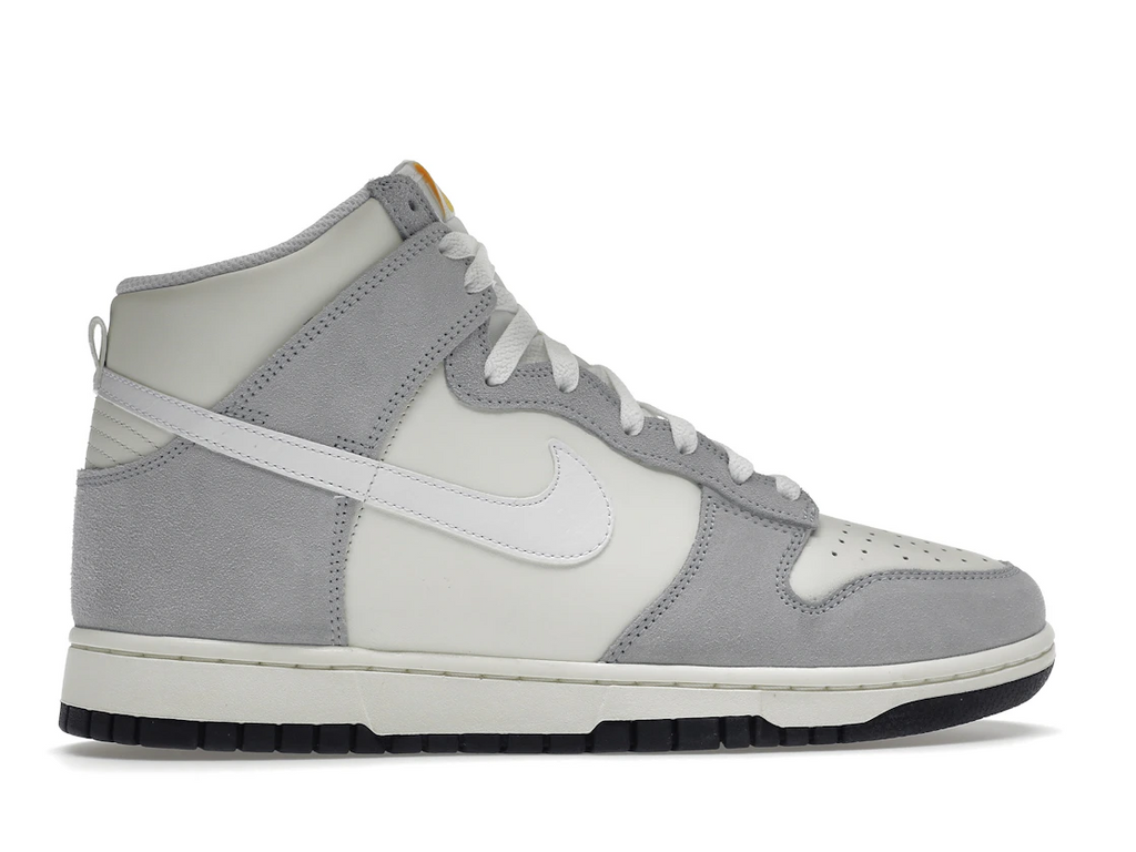 Nike Dunk High Retro Sail Pure Platinum Black White
