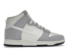 Nike Dunk High Retro Sail Pure Platinum Black White