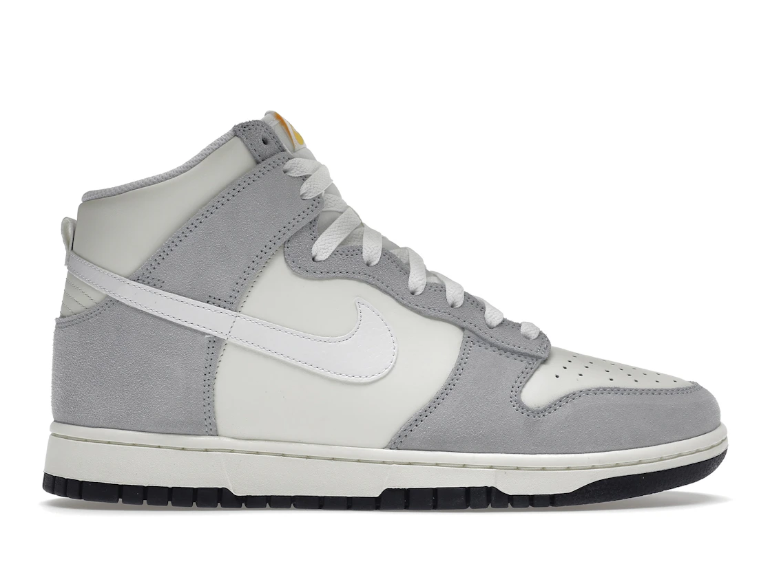 Nike Dunk High Retro Sail Pure Platinum Black White
