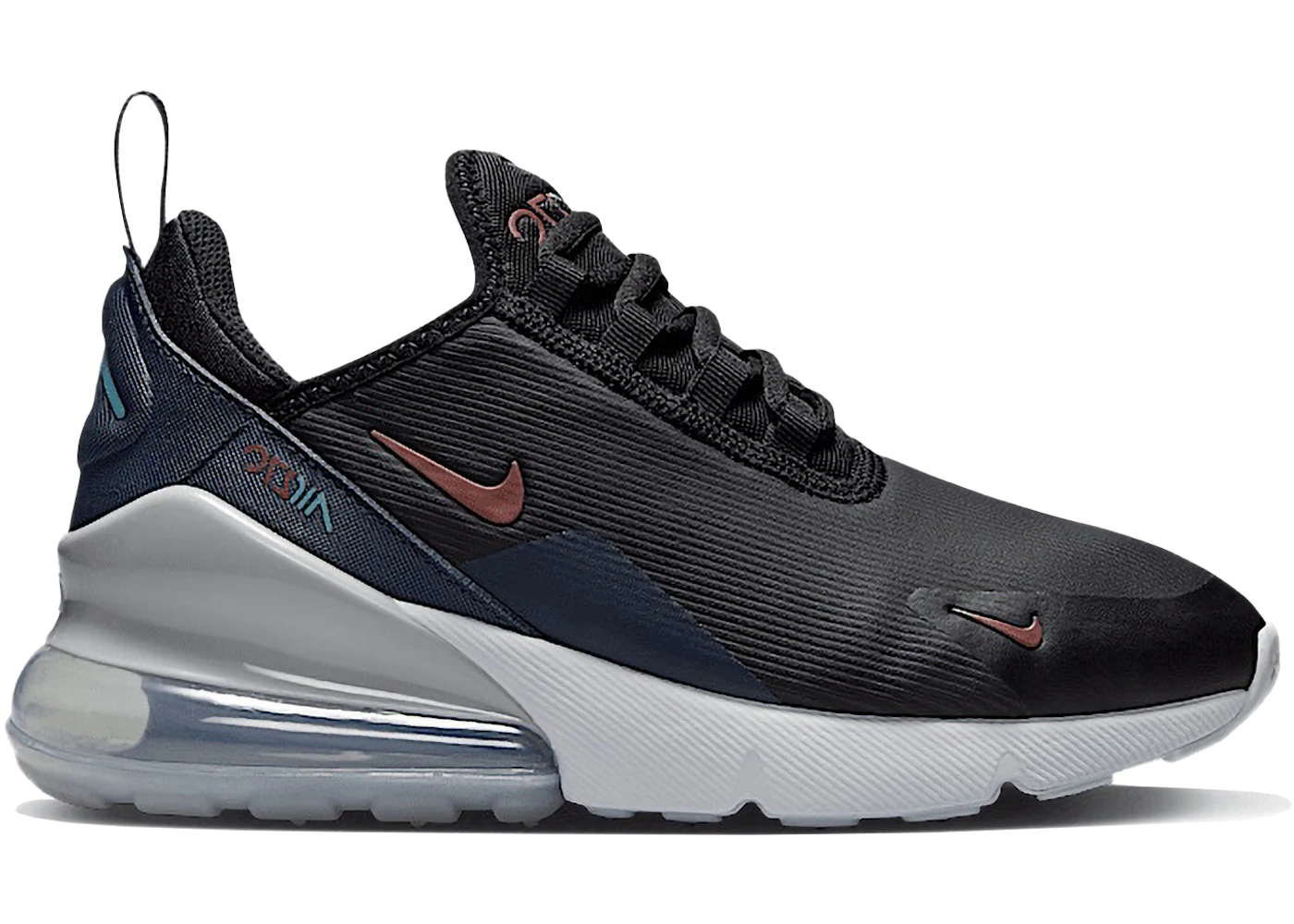 Nike Air Max 270 Black Thunder Blue Dark Pony (GS)