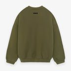 Fear of God Essentials Fleece Crewneck State (FW24) Military