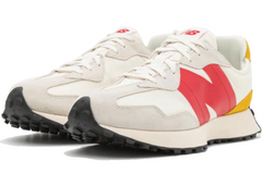 New Balance 327 Cream Red Yellow