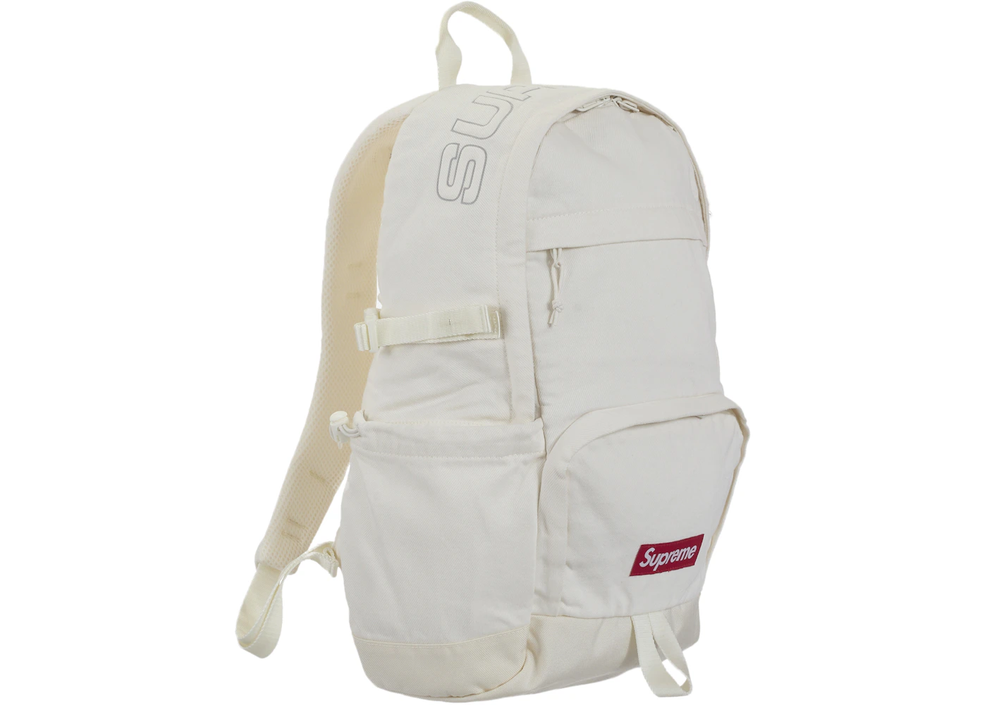 Supreme Denim Backpack White