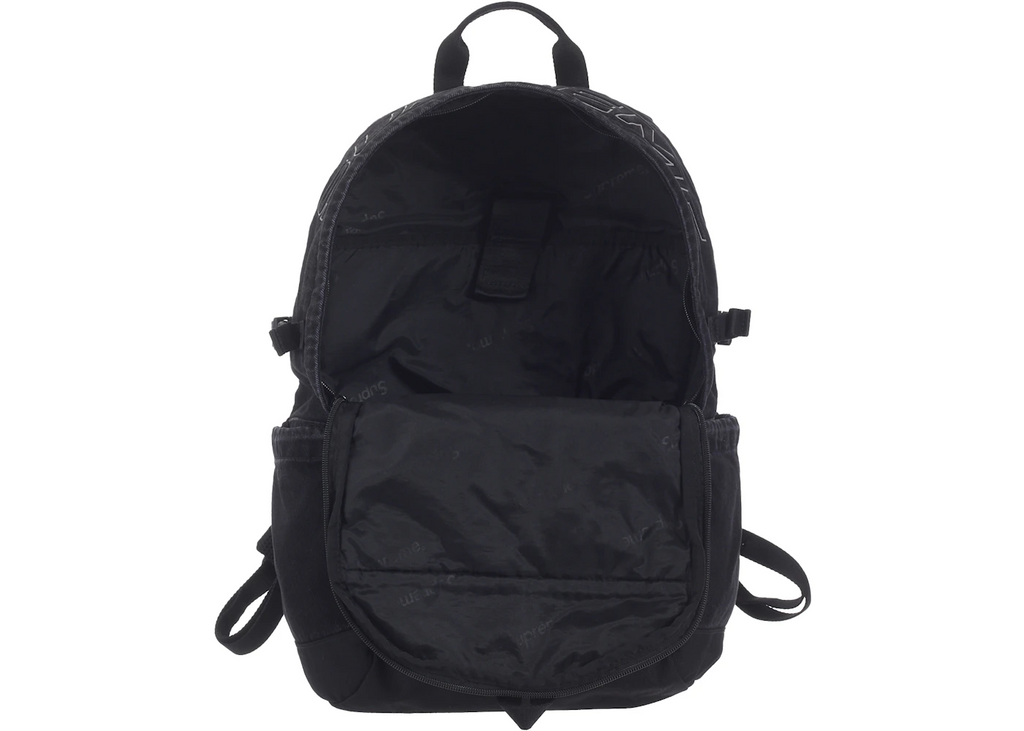 Supreme Denim Backpack Black