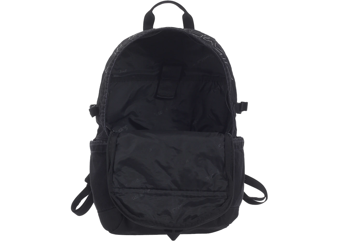 Supreme Denim Backpack Black