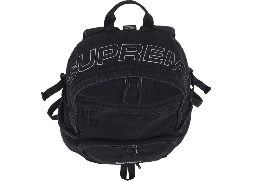 Supreme Denim Backpack Black