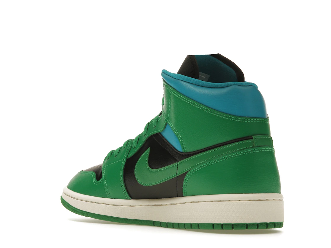 Air Jordan 1 Mid Lucky Green Aquatone (W)