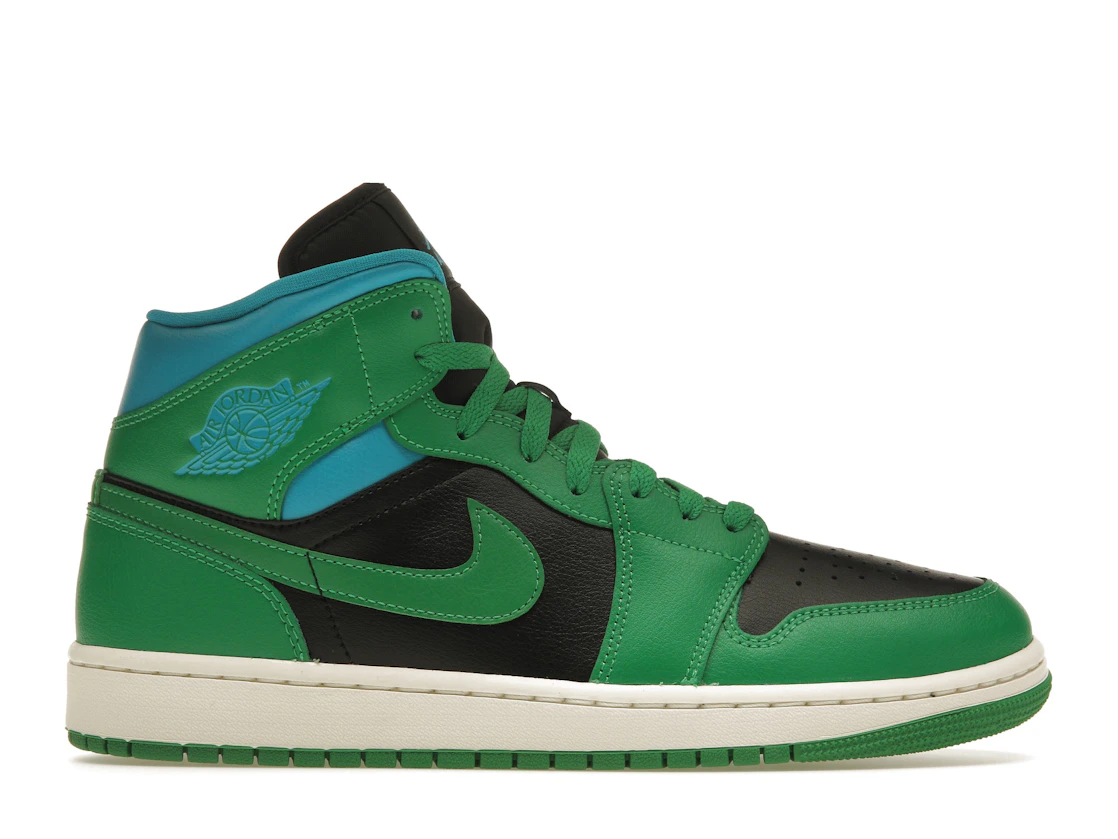 Air Jordan 1 Mid Lucky Green Aquatone (W)