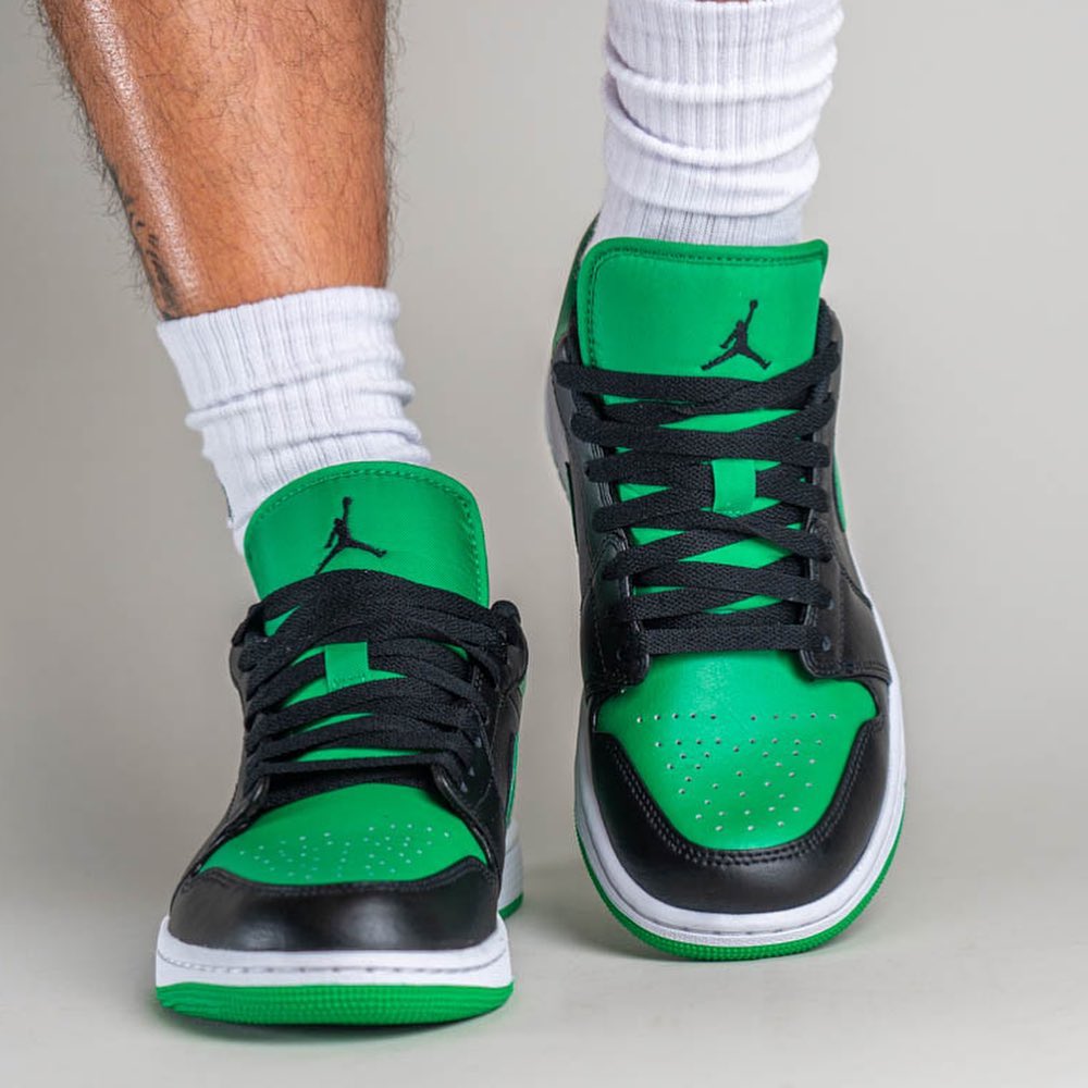 Air Jordan 1 Low Lucky Green