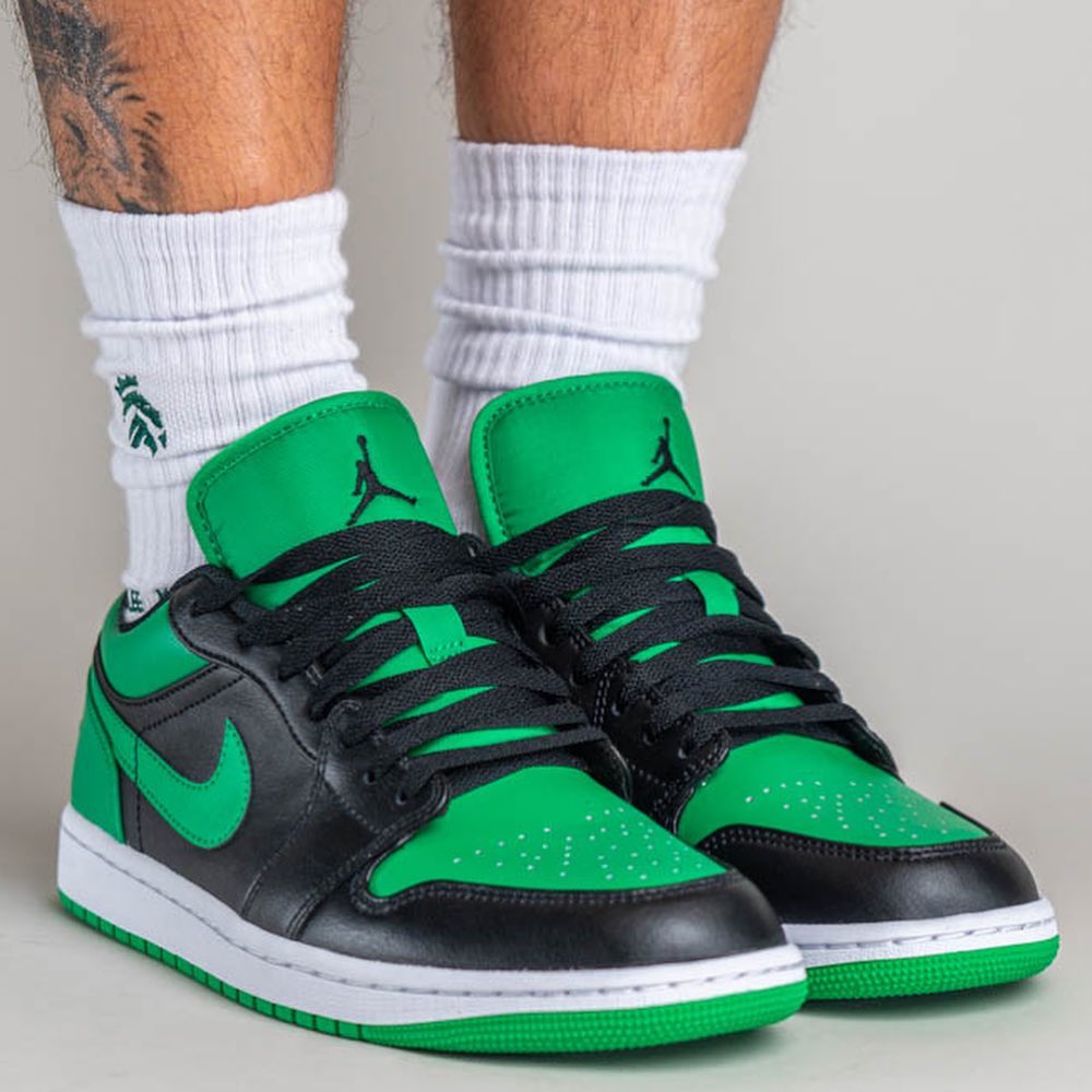 Air Jordan 1 Low Lucky Green