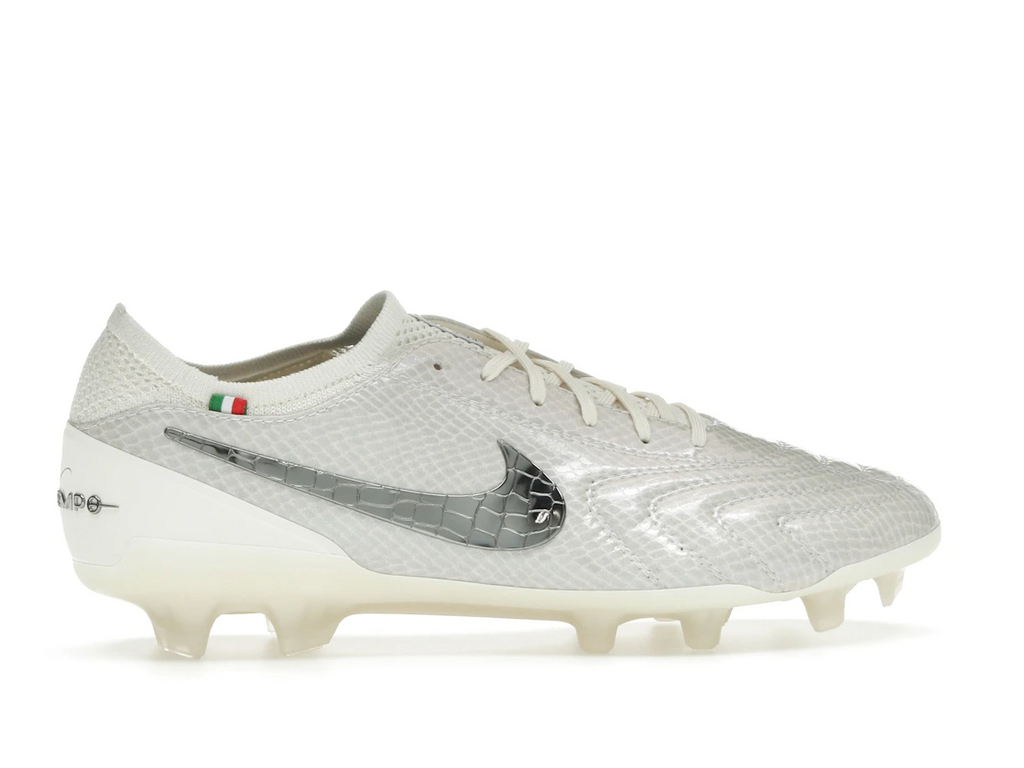 Nike Tiempo Legend 10 Elite Luxe FG Montebelluna Leather White Snakeskin