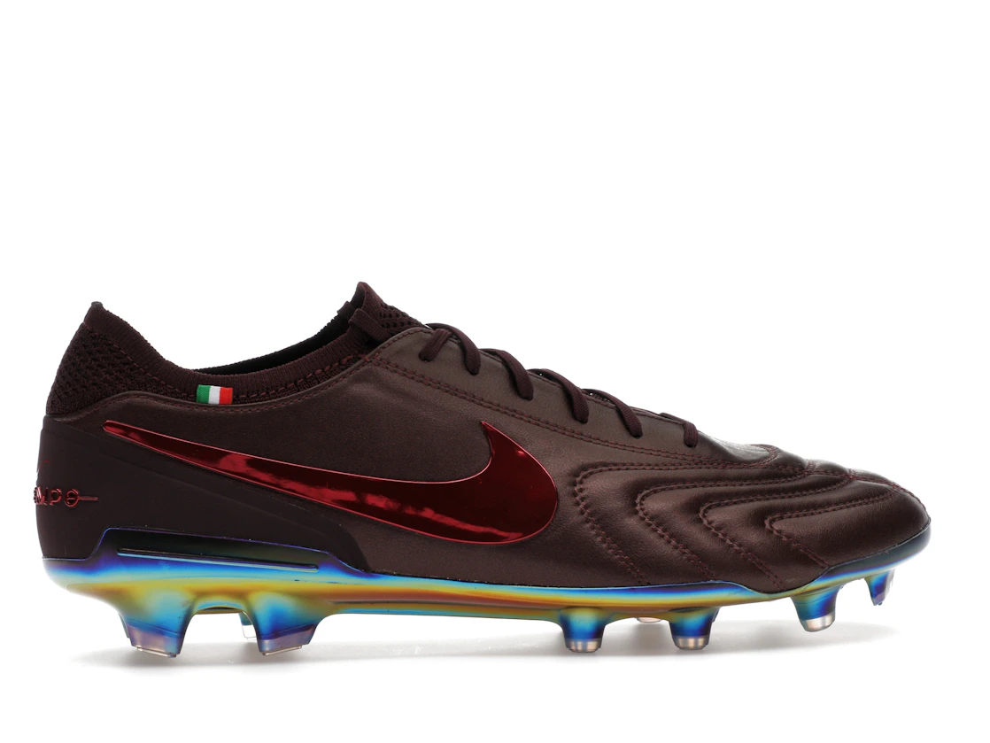 Nike Tiempo Legend 10 Elite Luxe FG Montebelluna Leather Port Wine