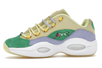 Reebok Question Low BBC Ice Cream Running Dog Yellow Green
