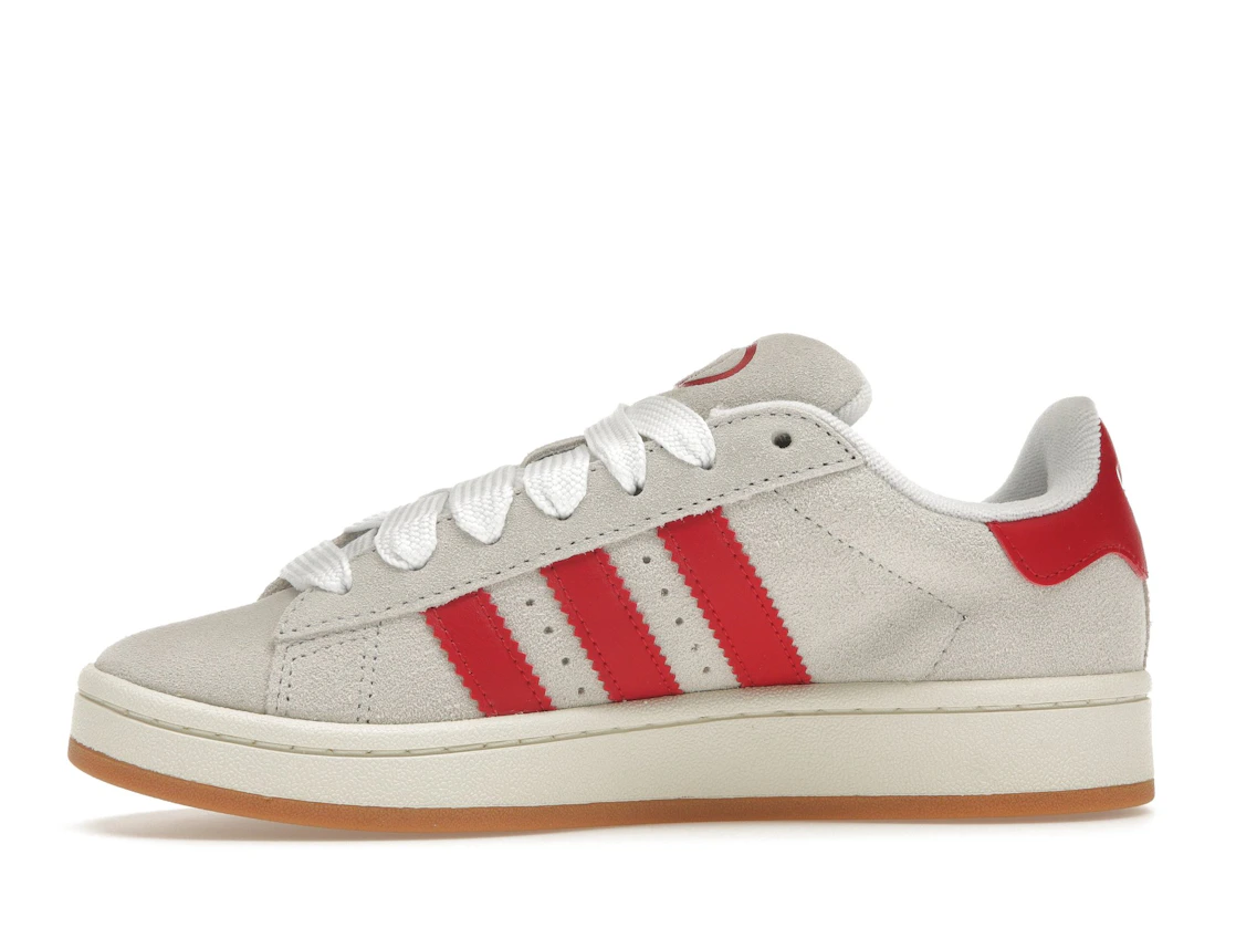 adidas Campus 00s Crystal White Better Scarlet
