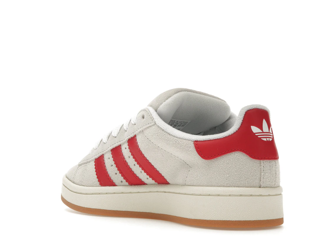 adidas Campus 00s Crystal White Better Scarlet