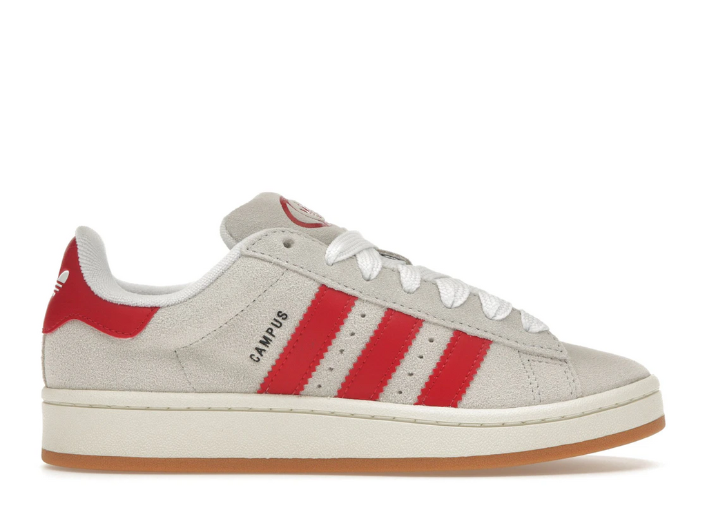 adidas Campus 00s Crystal White Better Scarlet