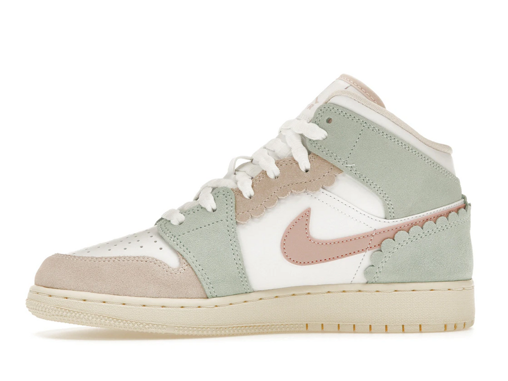 Air Jordan 1 Mid SE Pink Oxford GS