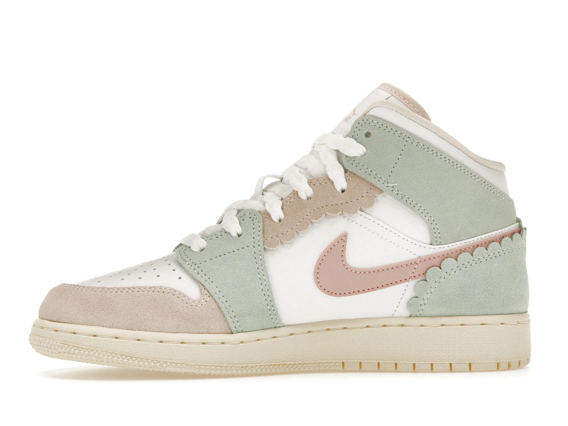 Air Jordan 1 Mid SE Pink Oxford GS