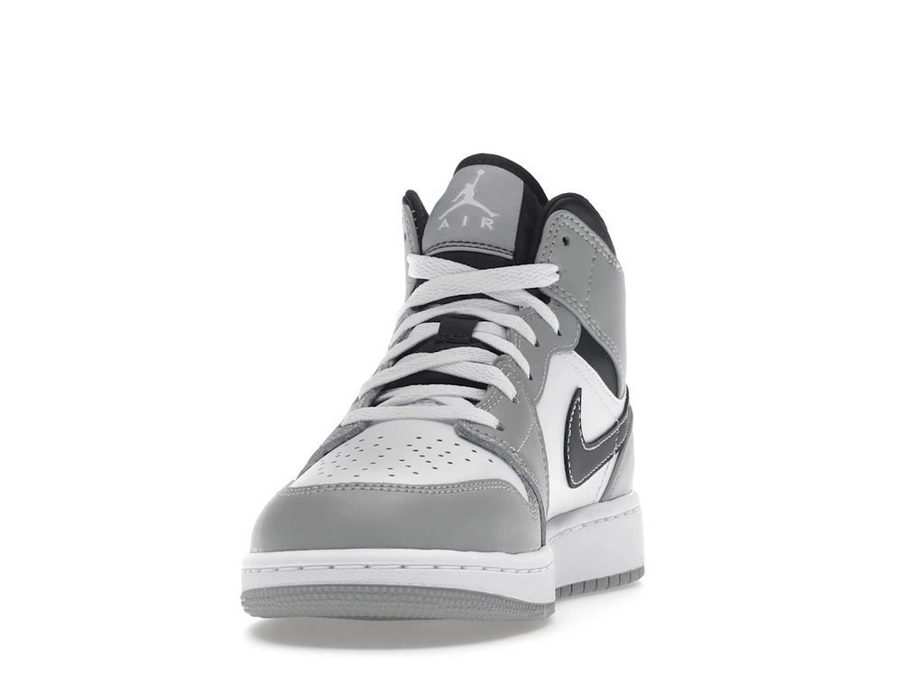 Air Jordan 1 Mid Light Smoke Grey Anthracite (GS)