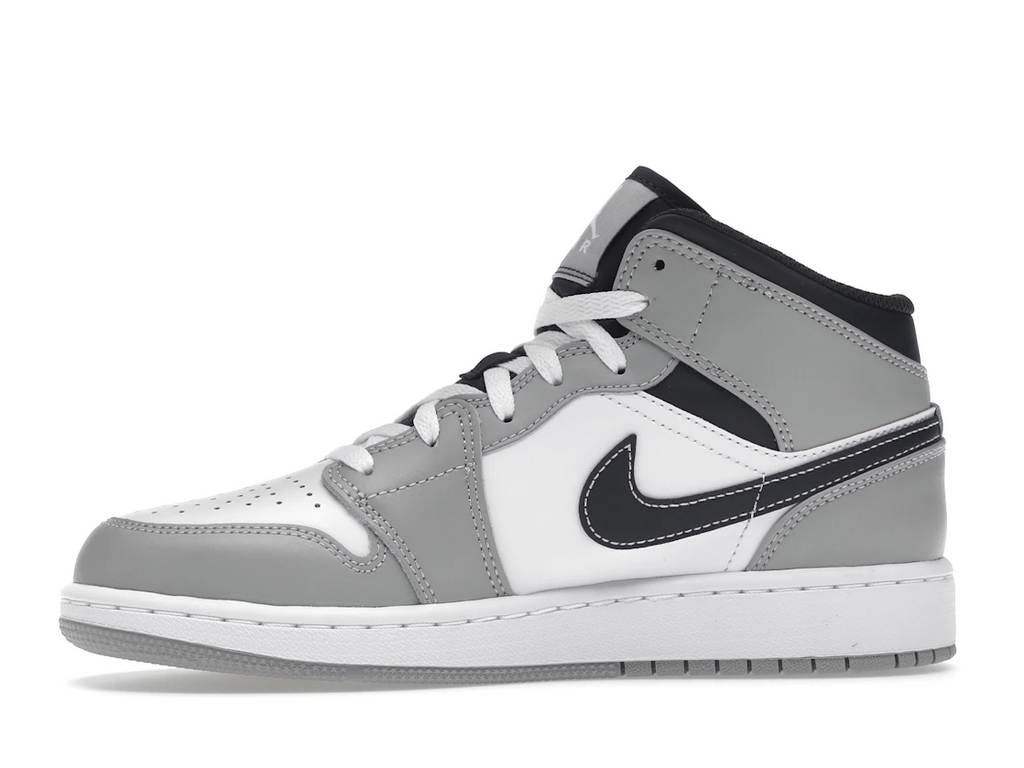 Air Jordan 1 Mid Light Smoke Grey Anthracite (GS)