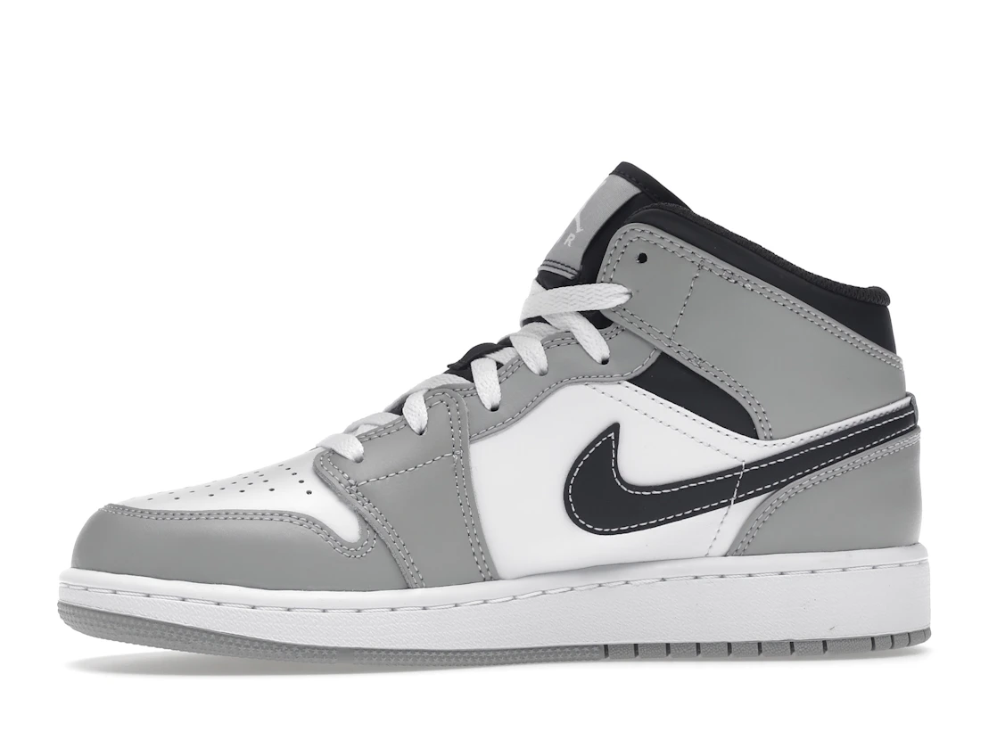 Air Jordan 1 Mid Light Smoke Grey Anthracite (GS)