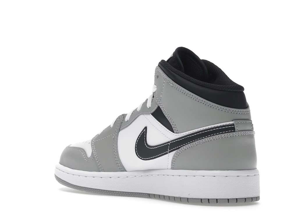 Air Jordan 1 Mid Light Smoke Grey Anthracite (GS)