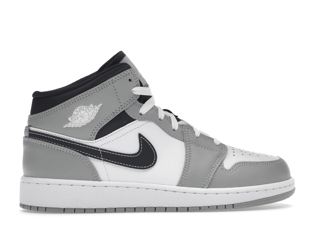 Air Jordan 1 Mid Light Smoke Grey Anthracite (GS)
