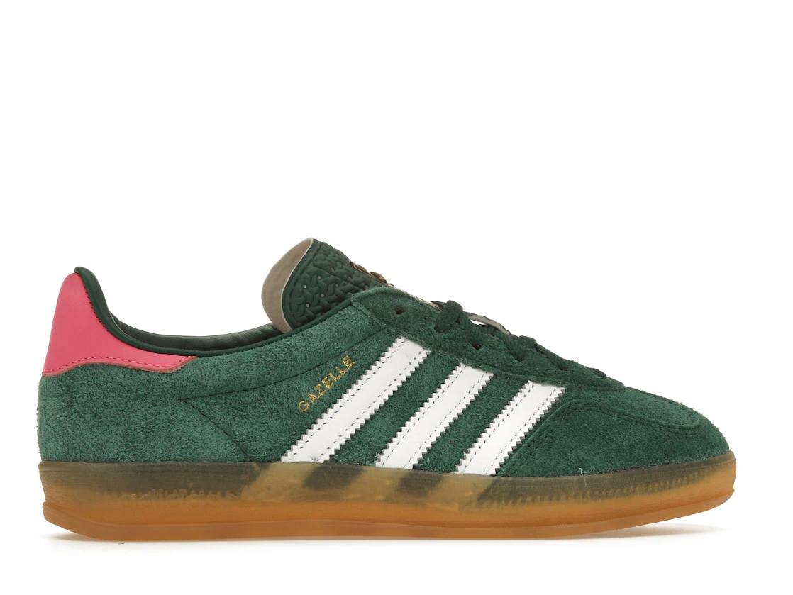 Adidas Gazelle Indoor Collegiate Green Lucid Pink (W)