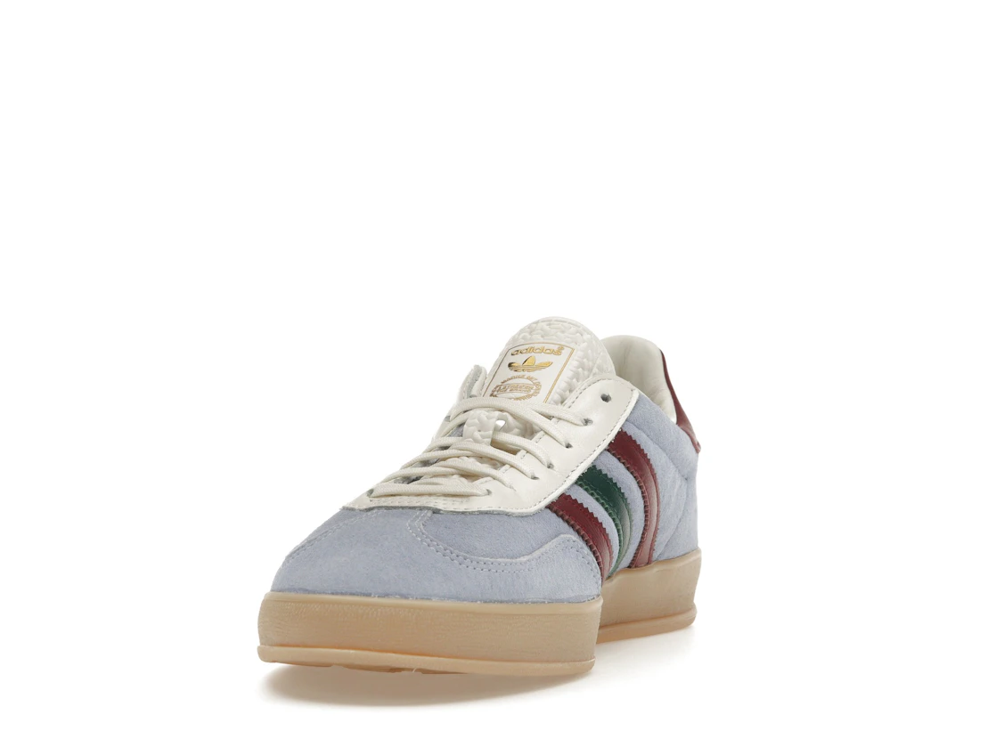 Adidas Gazelle Indoor Blue Dawn Collegiate Burgundy