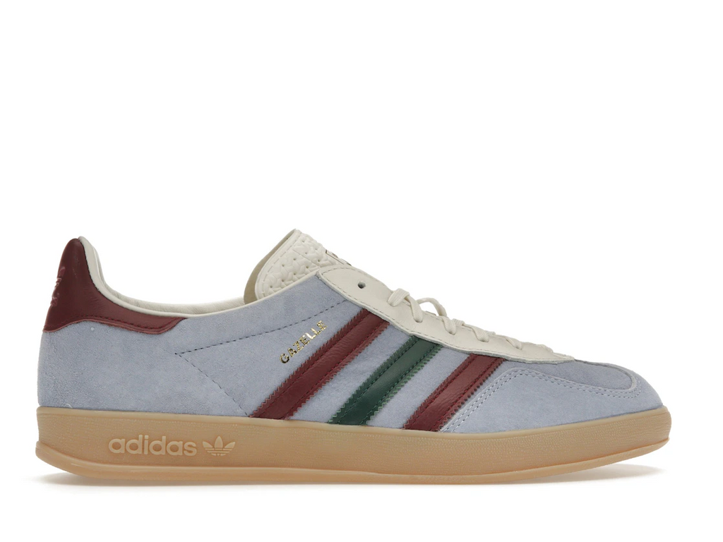 Adidas Gazelle Indoor Blue Dawn Collegiate Burgundy