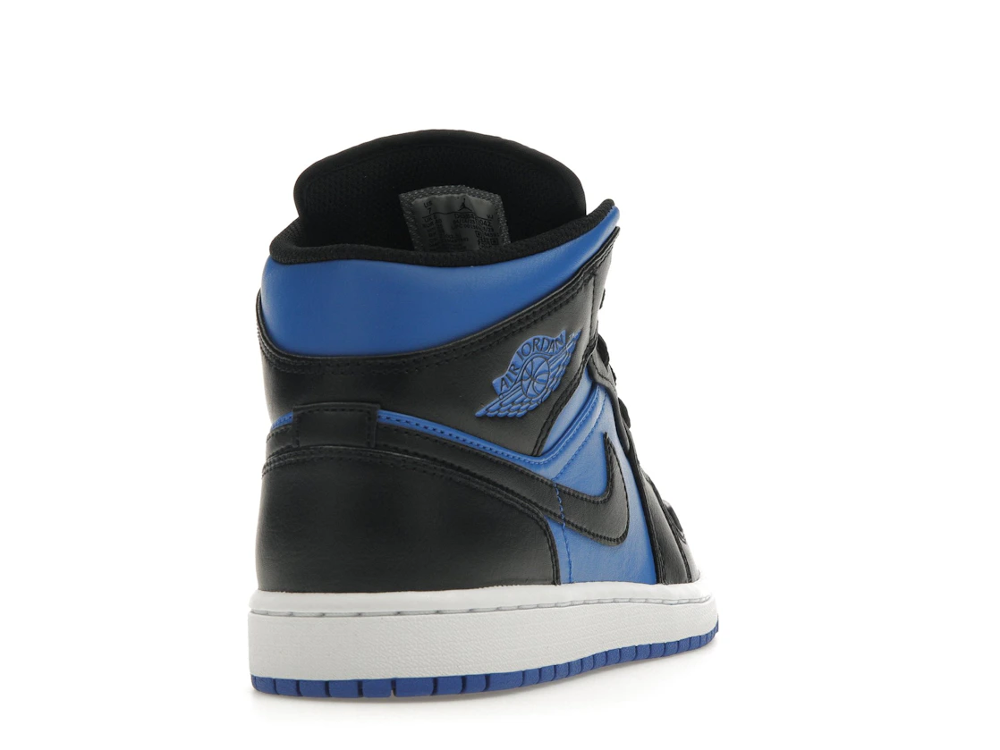 Air Jordan 1 Mid Black Royal Metallic