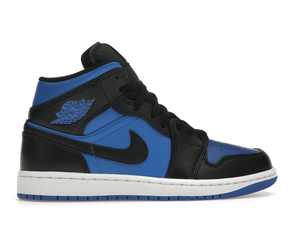 Air Jordan 1 Mid Black Royal Metallic