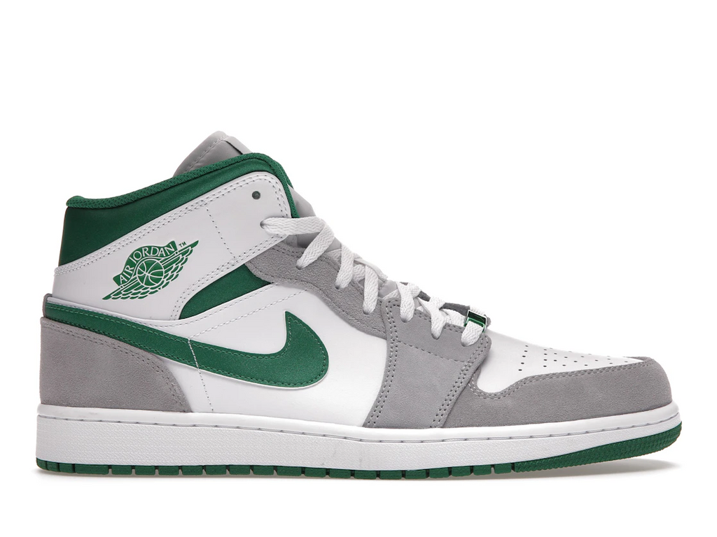 Air Jordan 1 Mid Grey Green