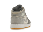 Air Jordan 1 Mid Coconut Milk Particle Grey (GS)